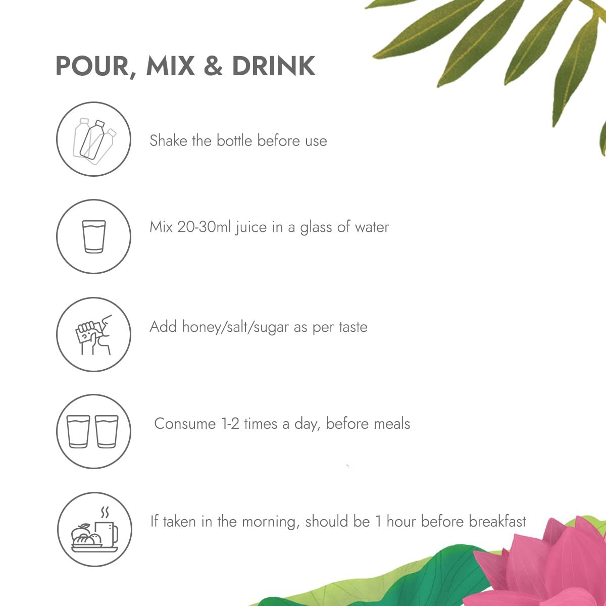 Wild Amla Juice (1L) | Suitable for Healthy Hair & Skin | Natural Source of Vitamin C | Organic & Natural Juice Made with Cold Pressed Amla from Pratapgarh | No Added Sugar - Image 3