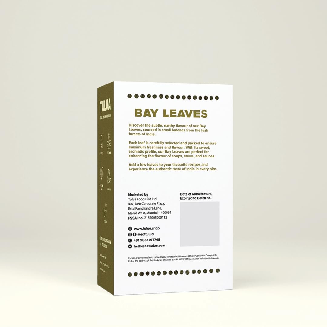 Bay Leaf (Tejpatta) - 50gm Each Pack of 2 | Tez patta | Organic Indian Whole Spices | Bay Leaf Dry Leaves | Handpicked and Carefully Packed | No Preservatives - Image 2