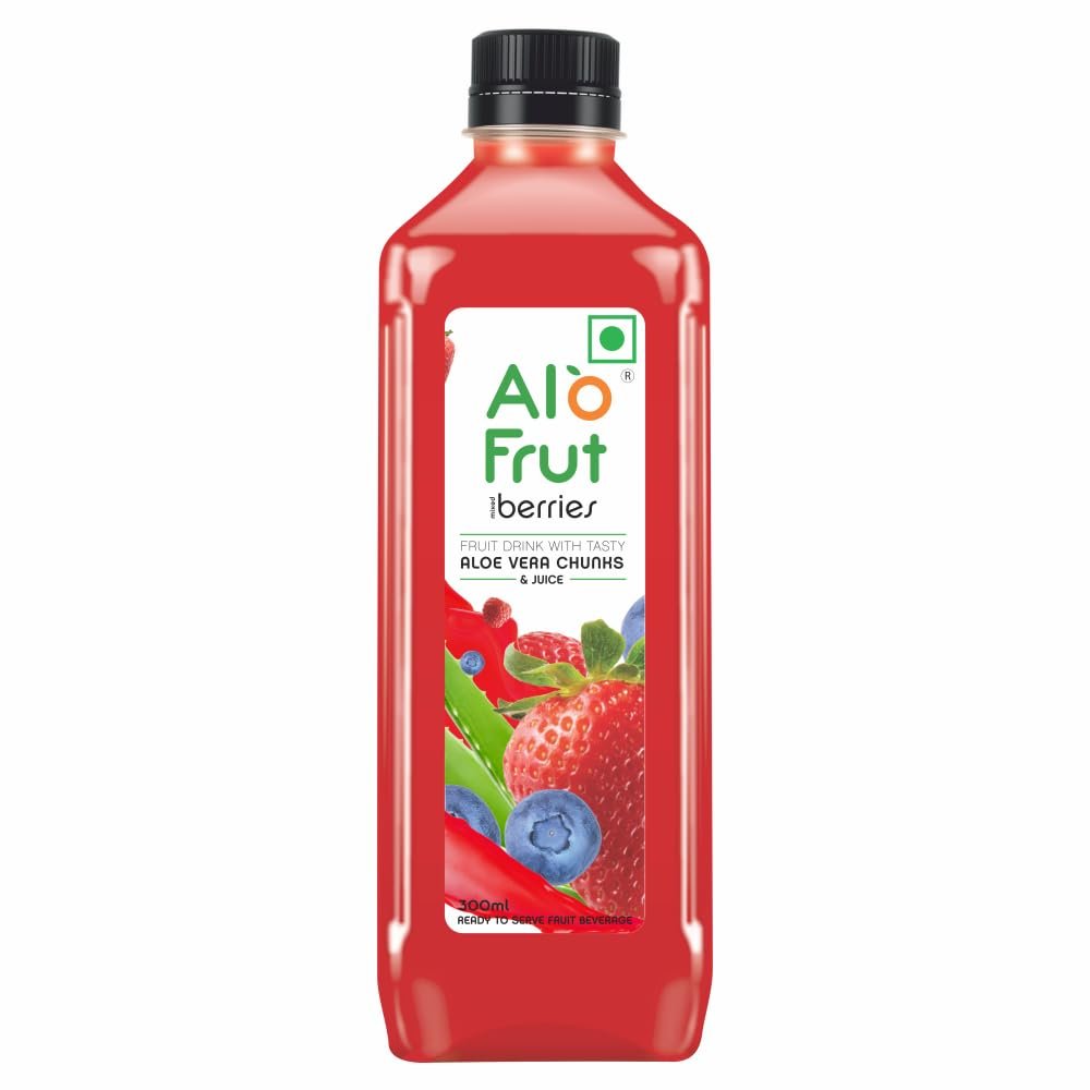 Fruits Drink with Tasty Aloevera Chunks & Juice 300 ml - Pack of 24 | Goodness of Fruits and Aloevera | Ready-to-Serve Fruit Juice | Fruit Juice Combo Pack - Image 3