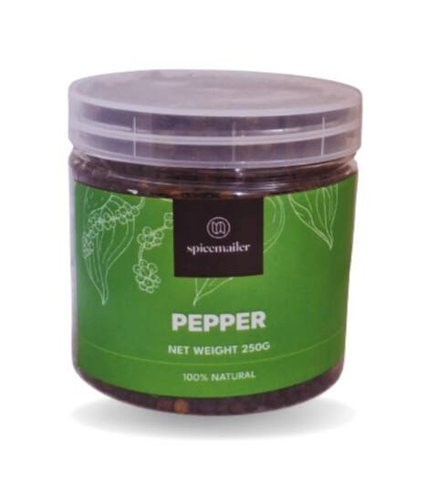 Premium Black Pepper – 250g | Pure & Natural Kali Mirch for Cooking, Seasoning, and Spicing Up Dishes | Bold Flavor and Aroma