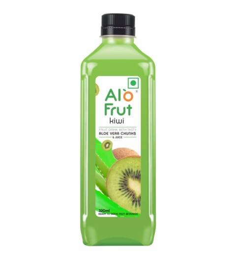 Kiwi Fruit Drink with Tasty Aloevera Chunks & Juice - 300ml (Pack of 24) |Goodness of Fruits and Aloevera|Ready-to-Serve Fruit Juice|Kiwi Juice
