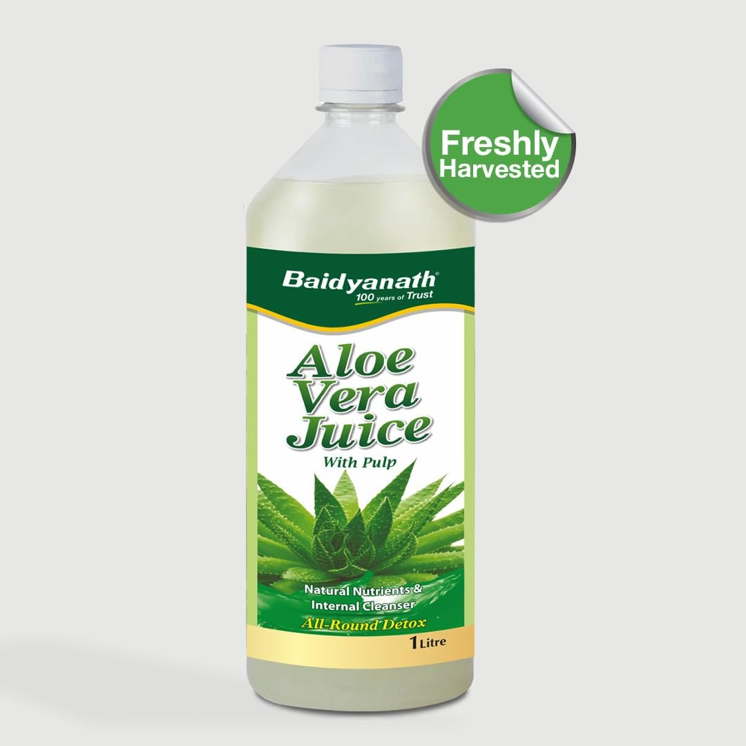 Aloe Vera Juice 1L | Pure Organic Aloevera Juice with Natural Enzymes & Antioxidants | Helps in Gut Health, Skin Nourishment | No Added Sugar - Image 2