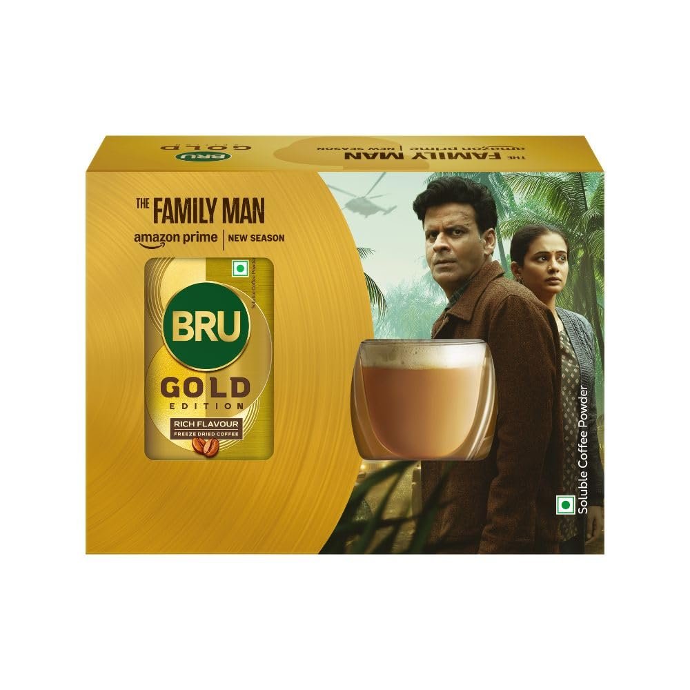 Gold Edition 100% Pure Coffee 100g (with Exclusive Double Walled Glass Mug)