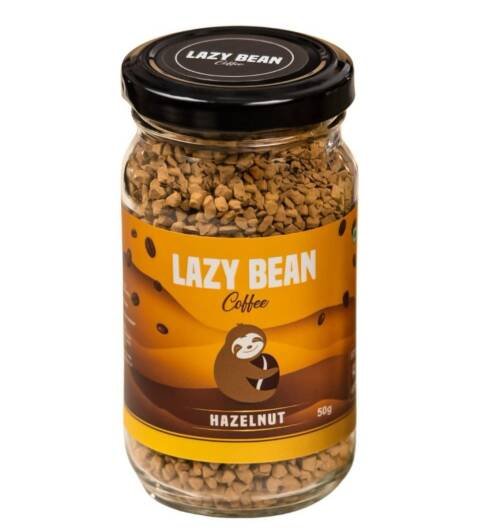 Hazelnut Flavoured - Premium Instant Coffee Powder 50 g | Strong Black Coffee, Rich Aroma, Quick-Dissolving Granules | Ready in Seconds for Hot or Iced Brews at Home, Office, Travel