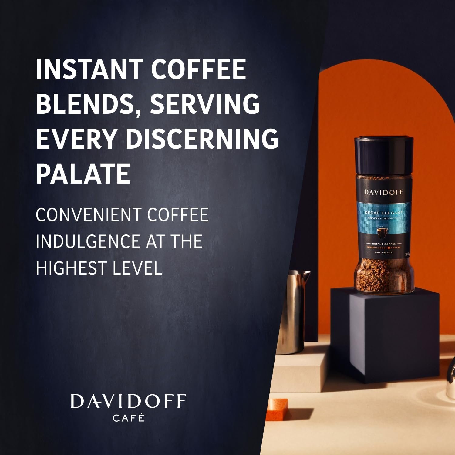 Decaf Elegant Instant Coffee - 6/12 Intensity - 100% Arabica - 100G, Granule. - Image 5