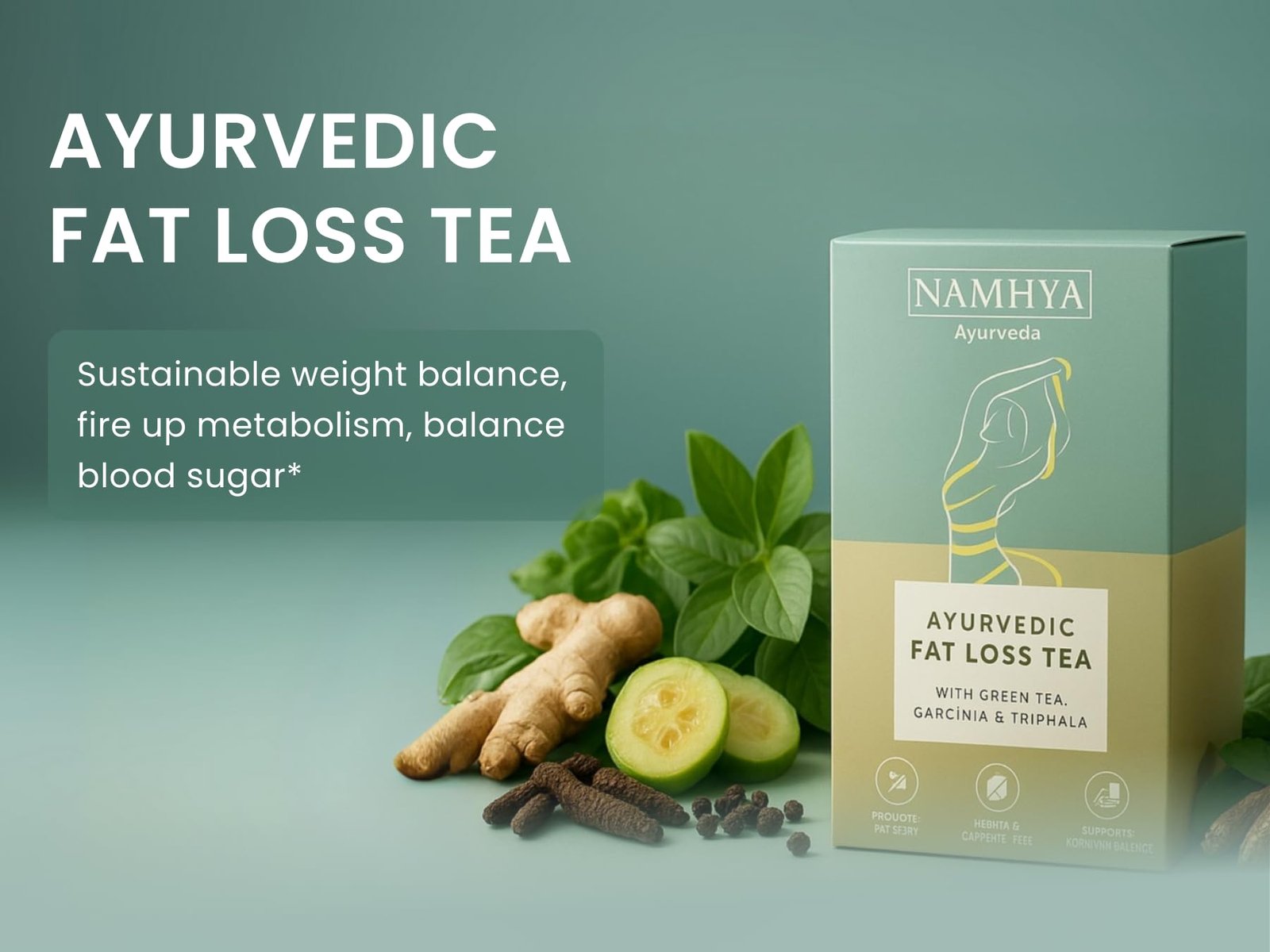 Fat Loss Tea | Reduces Belly Fat & Bloating, detox | 100gm Loose Tea - Image 6
