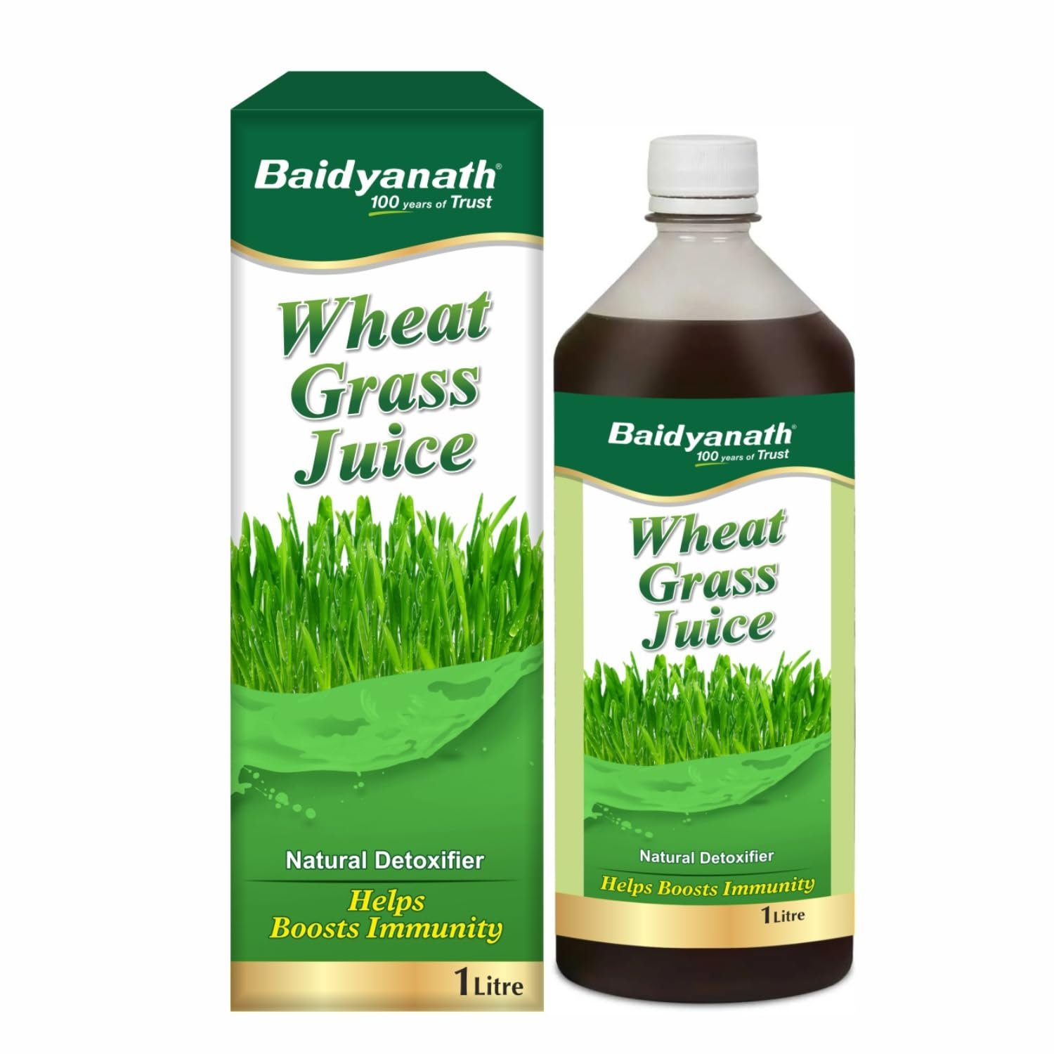 Wheatgrass Juice 1 Litre | Pure Green Superfood Wellness Drink | Supports Detox, Immunity & Gut Health | Rich in Vitamins, Minerals & Chlorophyll | No Added Sugar | For Men & Women