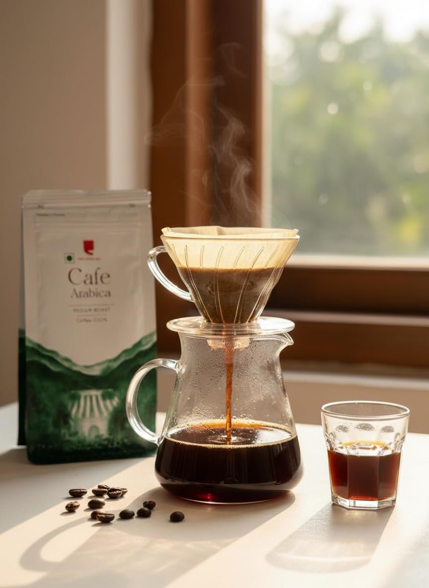 Filter | Ground | Best Coffee | Morning | Choco | Freshly grounded | Chickmangalur | (200gm, 80% Coffee & 20% Chicory- Magnum) - Image 7