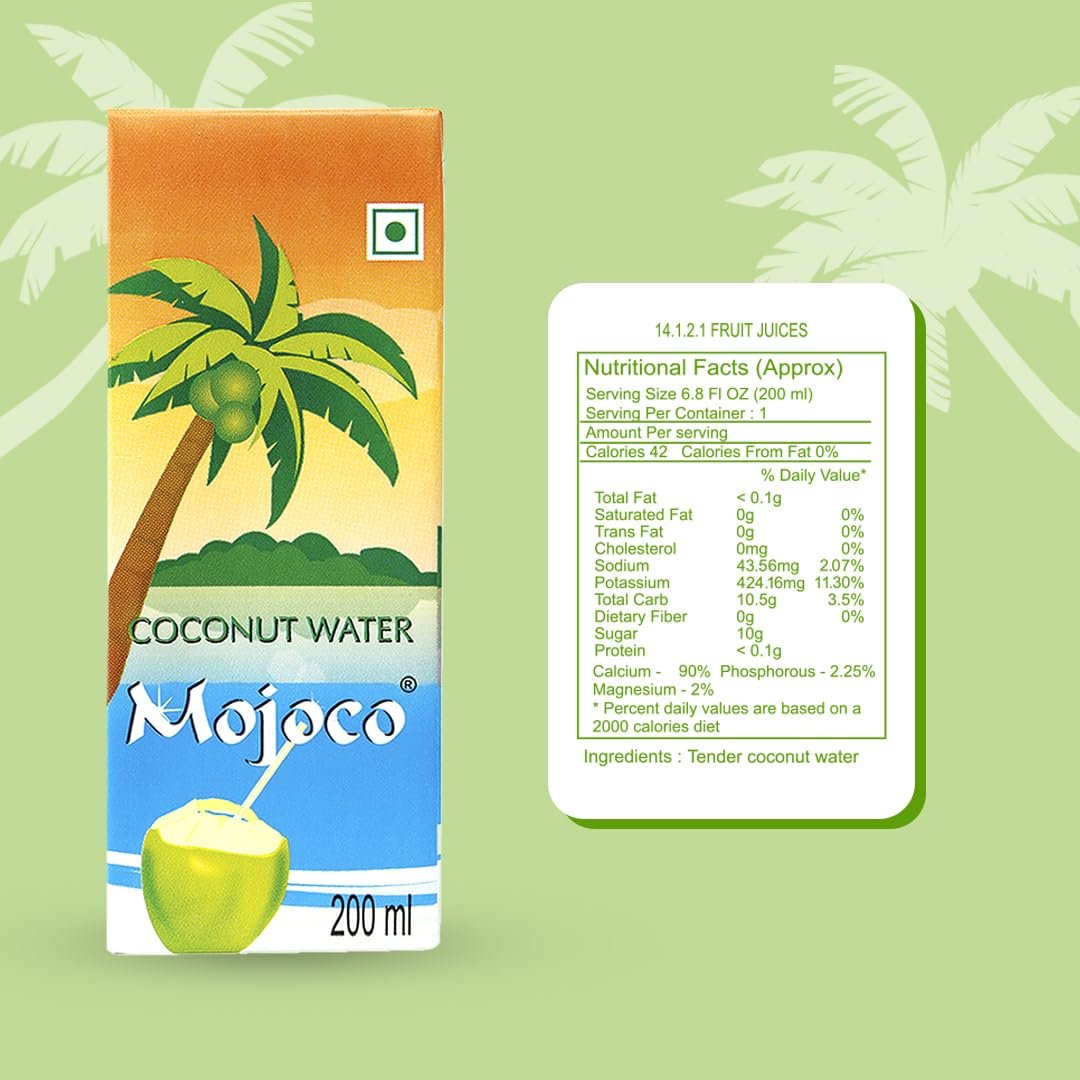 Tender Coconut Water (27x200ml) | Pure and Raw Coconut Water | Enriched with Vitamins & Minerals | No Artificial Flavors, Fragrance, Sugar Additives, or Sweeteners | Nariyal Pani On-The-Go - Image 6