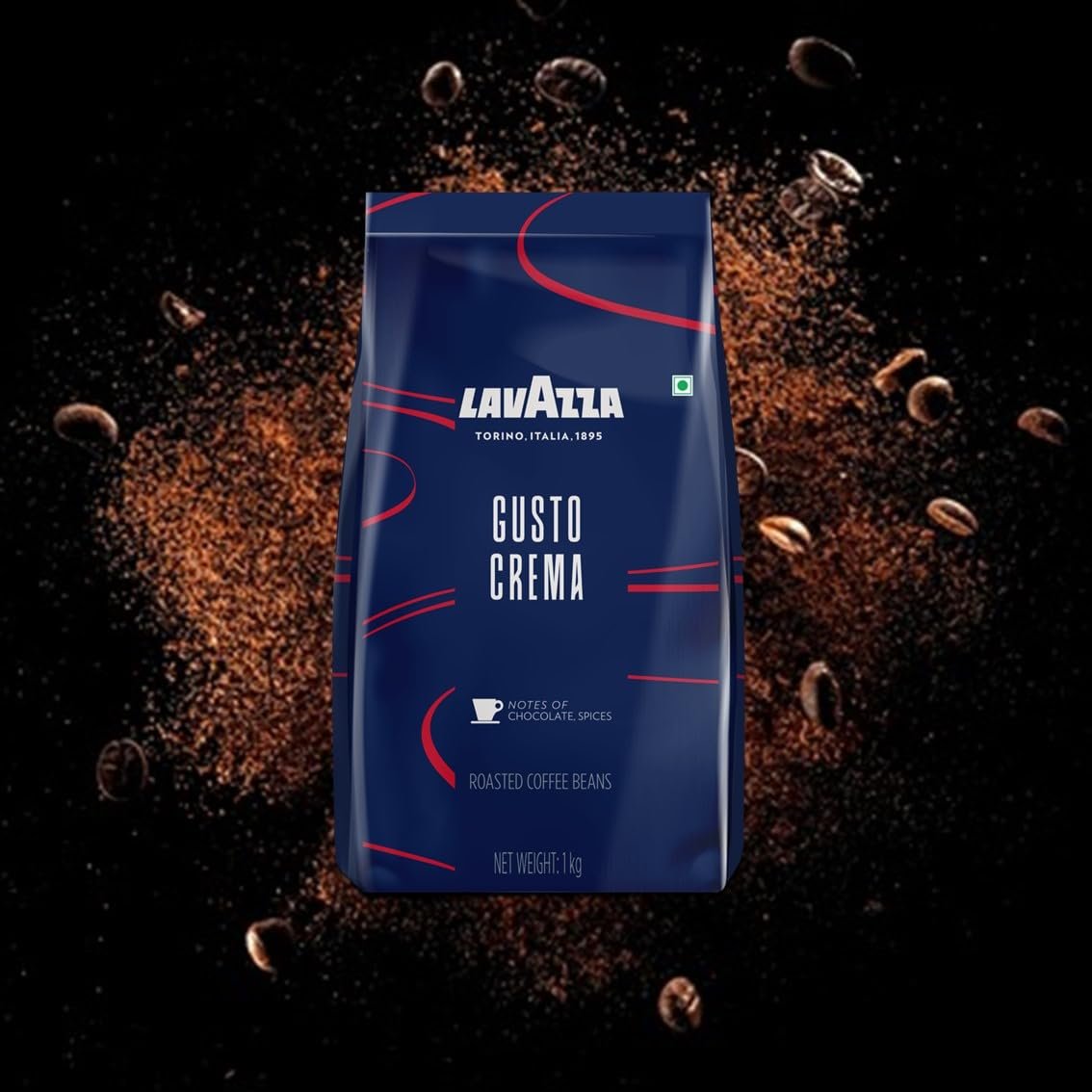 Gusto Crema | Roasted Coffee Beans | Medium Roast | Arabica Robusta Blend | Bag|1000 Grams (Pack of 3) - Image 2