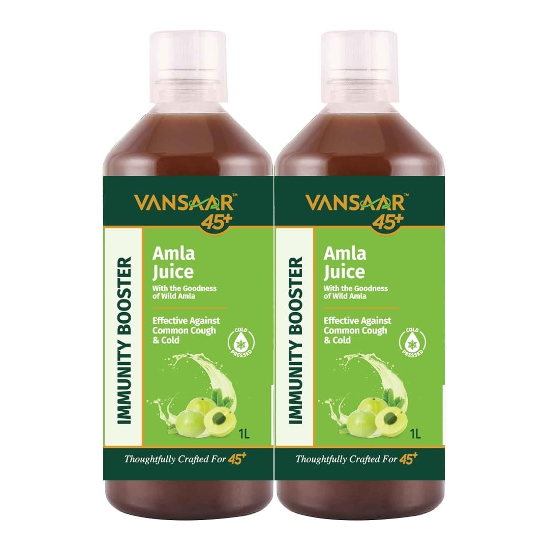Amla juice 1L | Boosts immunity naturally | 100% Cold Pressed (Pack of 2)