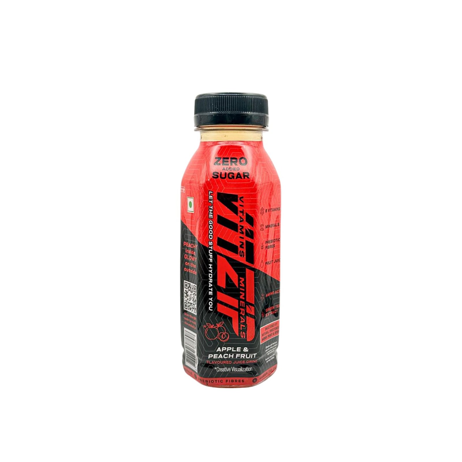 Apple & Peach Fruit Drink Pack of 9| Zero Added Sugar Refreshing Beverage | Enriched with Vitamins & Minerals | Source of Prebiotic Fibre | Healthy Fruit Drink for Daily Refreshment - Image 3