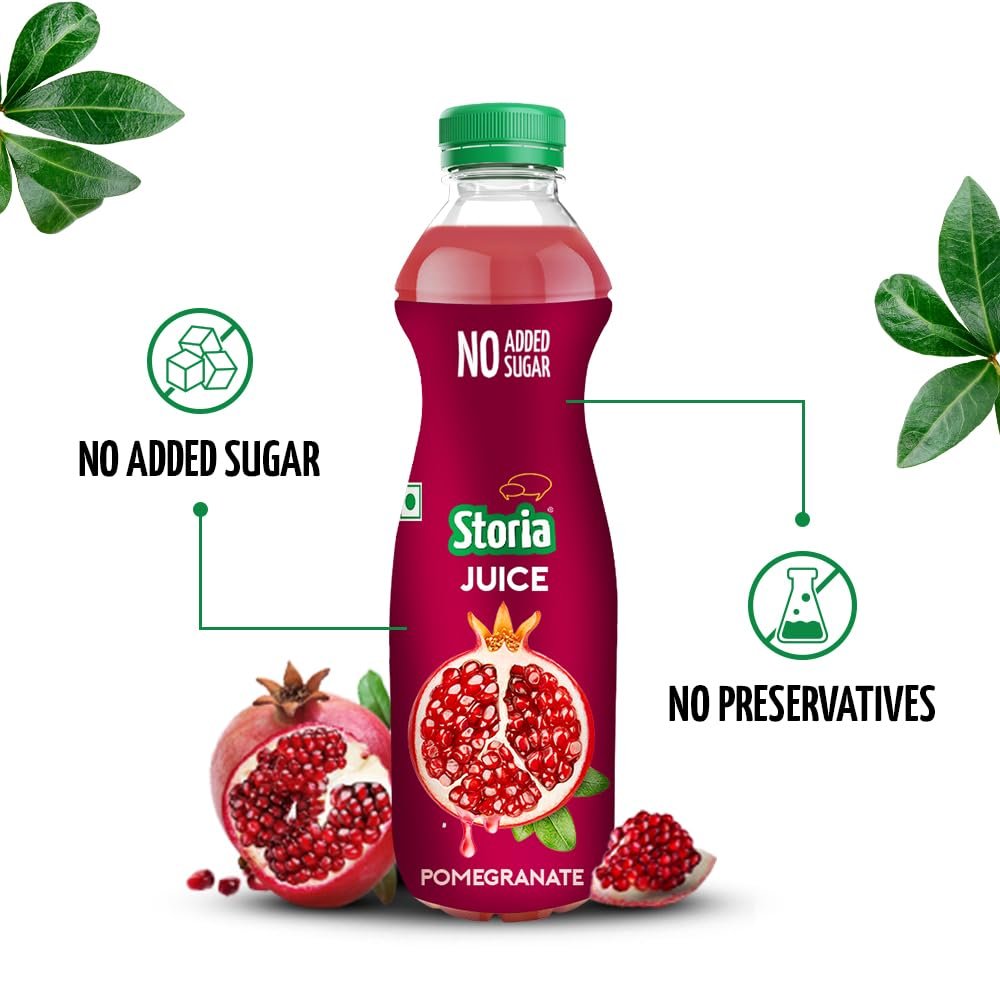 Fruit Juice- Pomegranate- No Added Sugar & No Preservatives- 750 ml PET Bottle - Image 3