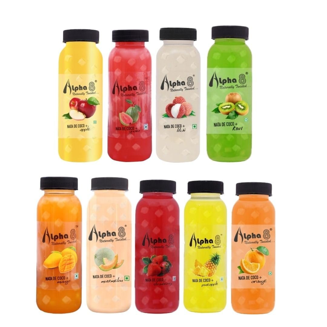 Natural Energizer & Immunity Booster, Healthy Juice, High Fiber, Real Natural Taste Juice (Combo- Pack of 12)
