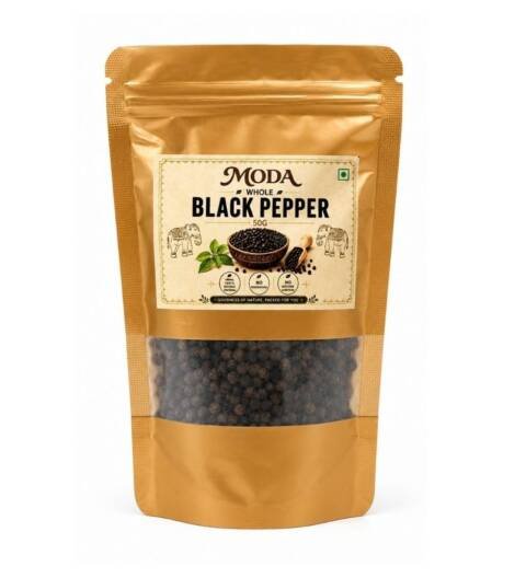 Black Pepper | kali Mirch Whole 100 GM | Premium Black Pepper Whole | Natural Sabut Kali Mirch | Fresh Aromatic Spice for Cooking, Seasoning & Everyday Kitchen Use