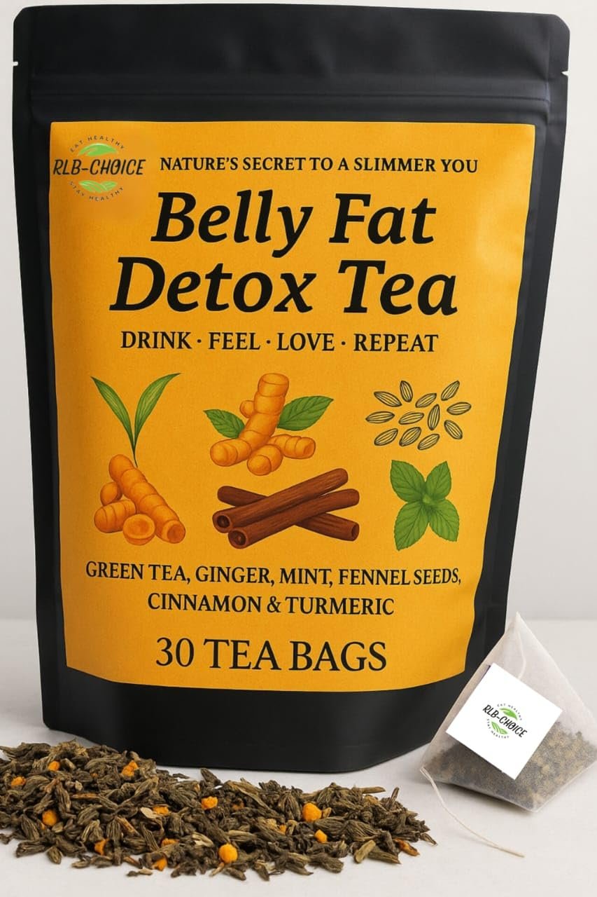 Belly Fat Tea - 30 Tea Bags | Melt Belly Fat Fast with Natural Detox Blend - Water Weight, Bloating, 60 Gm - Image 4