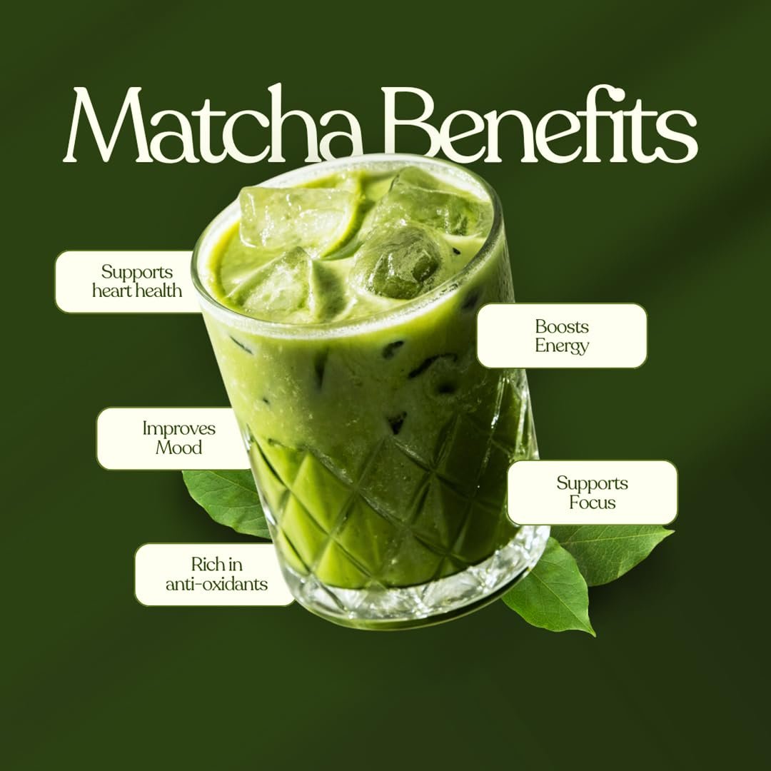 Instant Matcha Premix Latte (3in1) - 3 sachets x 15g (45g - Pack Of 1)|Sourced From Japan|Pure & Authentic, Smooth Taste|With Milk Solids & Sugar For Quick, Café-Style Green Tea Anywhere - Image 2