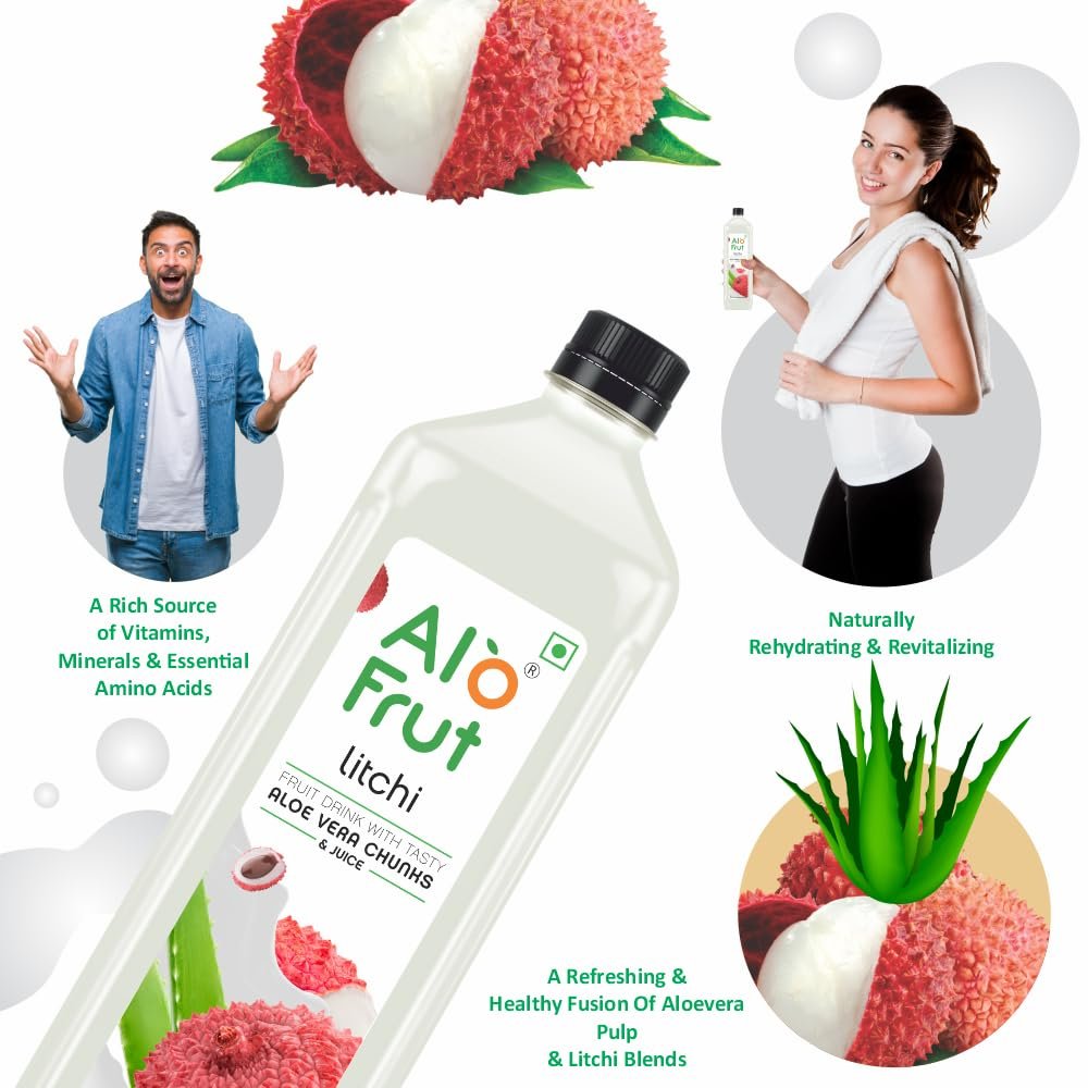 Kiwi, Litchi & Guava Fruit Drink with Aloe Vera Chunks – 150ml (Pack of 30) | Refreshing Juice with Fruits & Aloevera Goodness | Ready-to-Serve Fruit Juice - Image 5