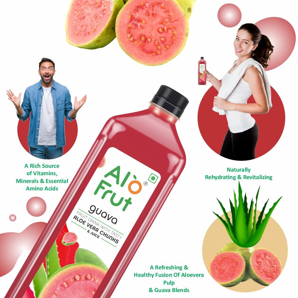 Kiwi, Litchi & Guava Fruit Drink with Aloe Vera Chunks – 150ml (Pack of 30) | Refreshing Juice with Fruits & Aloevera Goodness | Ready-to-Serve Fruit Juice - Image 7