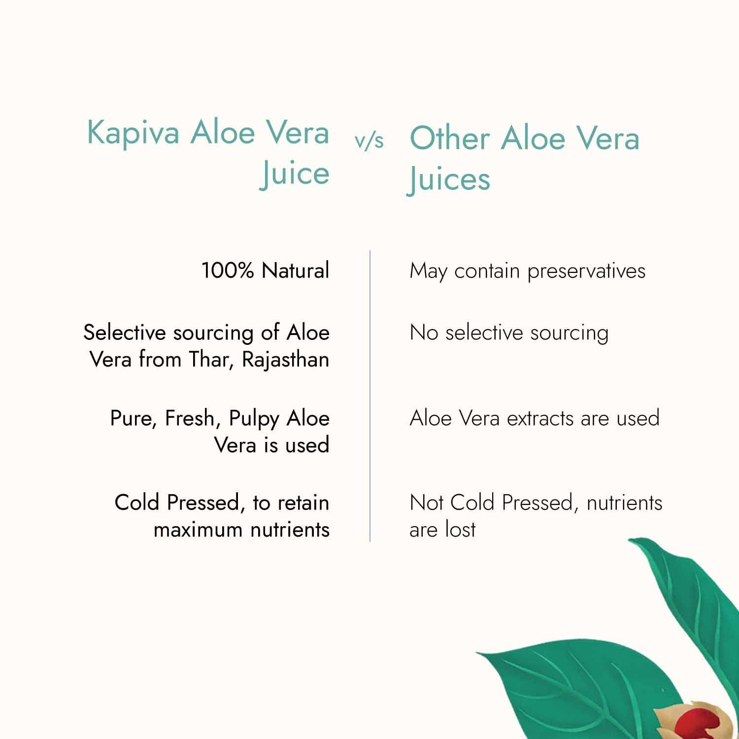 Thar Aloe Vera Juice (With Pulp) | Rejuvenates Skin And Hair | Natural Juice Made Within 4 Hours Of Harvesting | No Added Sugar, 1L - Image 6