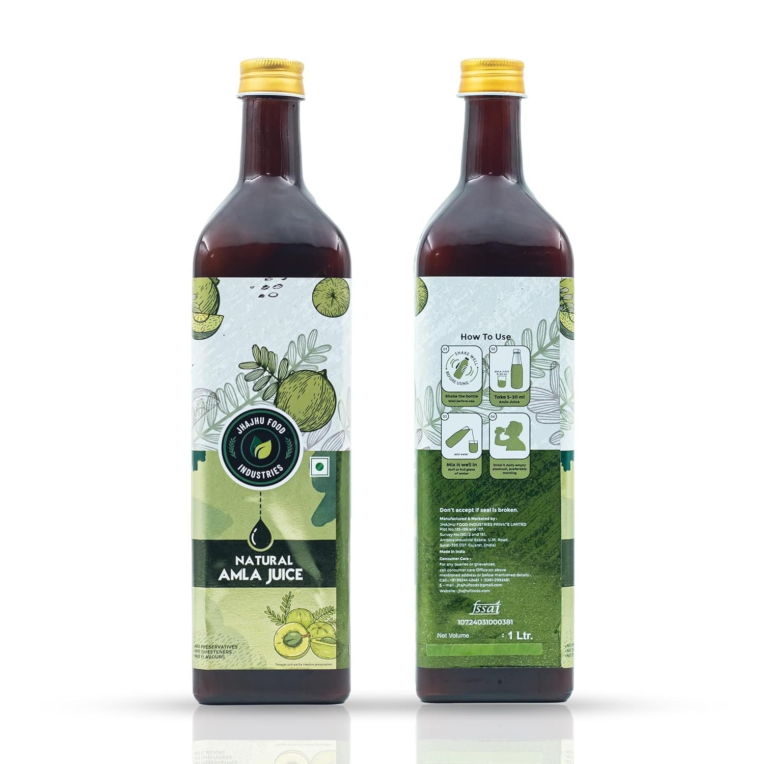 Foods Amla Juice 1L | 100% Pure Indian Gooseberry Juice | No Added Sugar, No Preservatives, No Artificial Flavours | Rich in Vitamin C & Antioxidants | Supports Immunity, Hair & Skin Health | Ayurvedic Health Drink