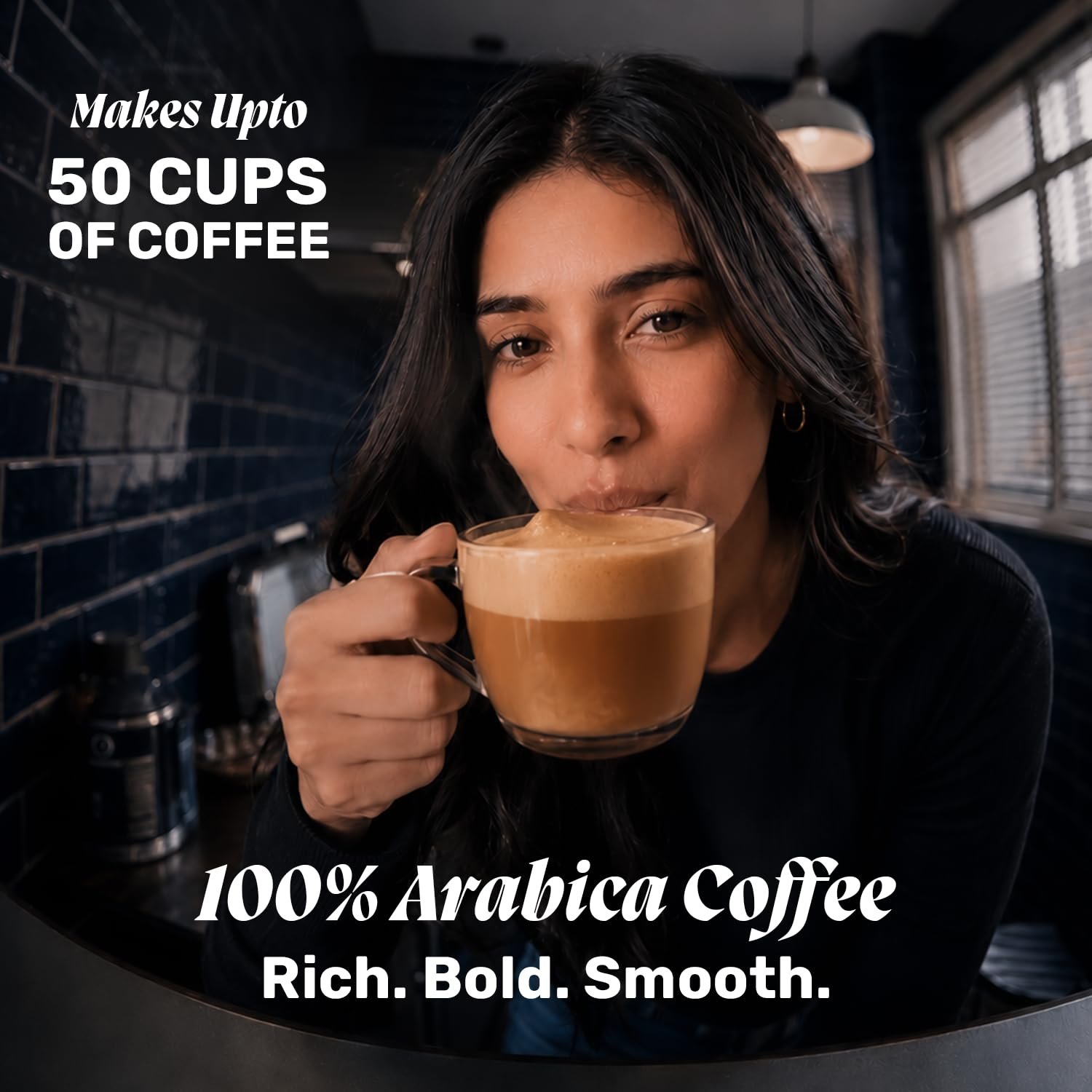 French Vanilla Premium Instant Coffee | 100% Arabica | Microground Technology | Ready in Seconds | Makes 50 Cups | 100g - Image 7