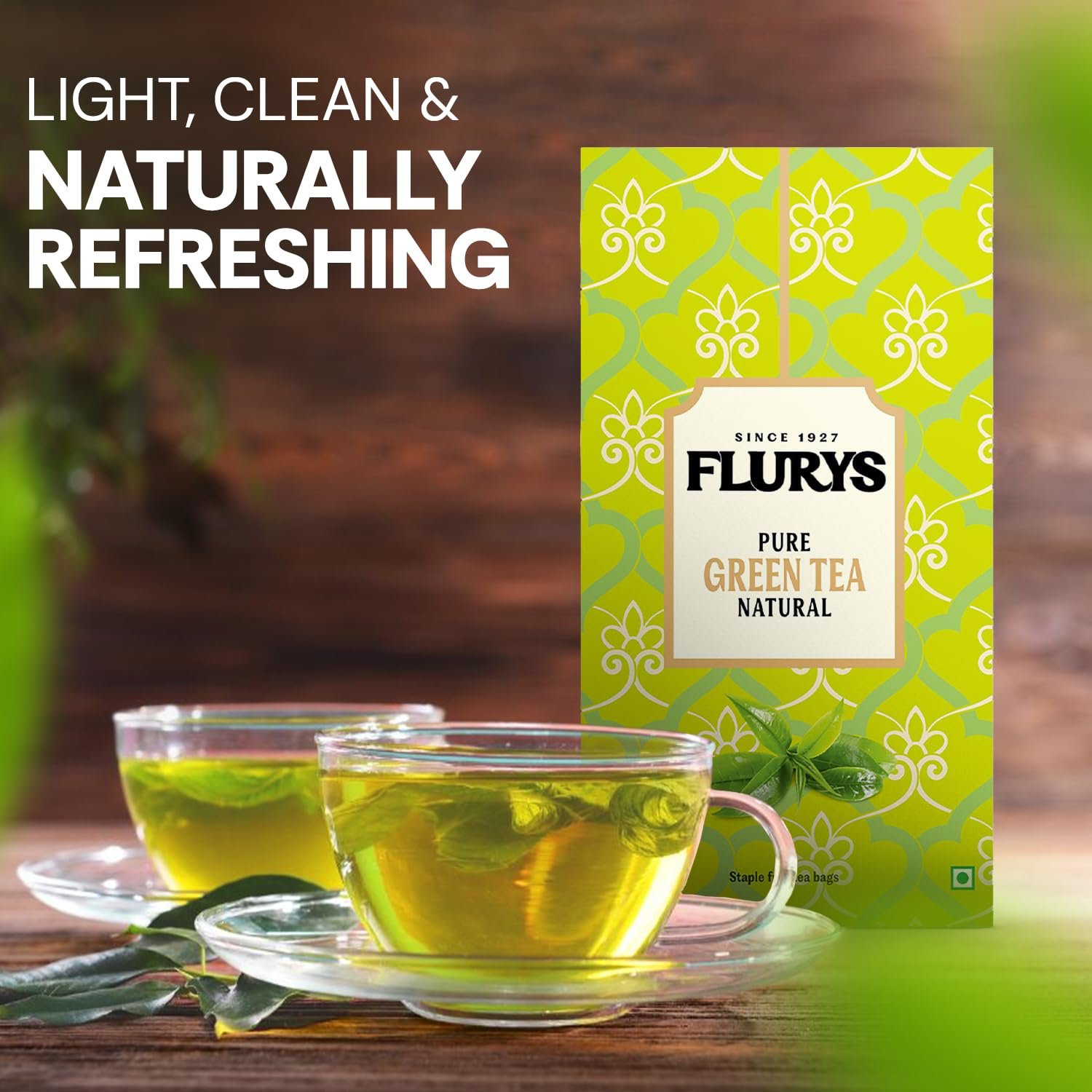 Pure Green Tea – 100 Teabags Foil Pack I Premium Green Tea | Detox & Antioxidant Support - Image 4