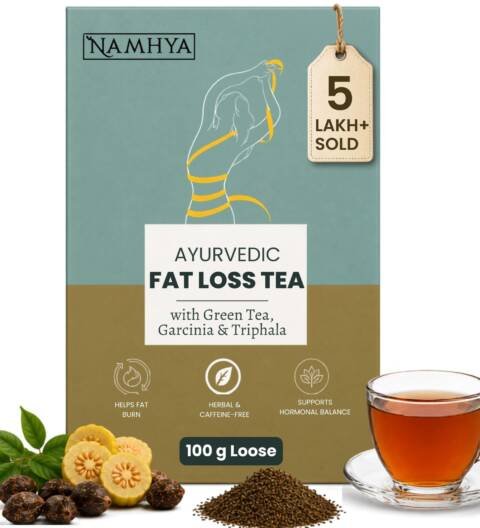 Fat Loss Tea | Reduces Belly Fat & Bloating, detox | 100gm Loose Tea