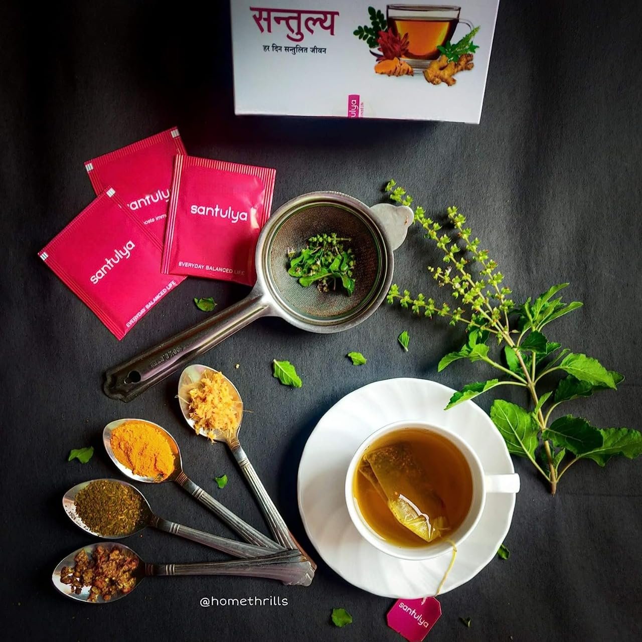 Herbal Tea –Turmeric, Tulsi,Moringa,Hibiscus & Ginger, 48 Tea Bags - Image 7