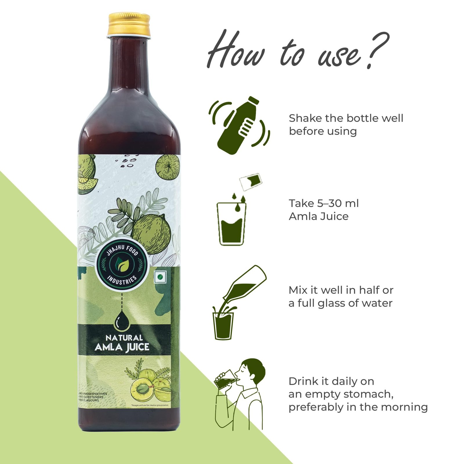 Foods Amla Juice 1L | 100% Pure Indian Gooseberry Juice | No Added Sugar, No Preservatives, No Artificial Flavours | Rich in Vitamin C & Antioxidants | Supports Immunity, Hair & Skin Health | Ayurvedic Health Drink - Image 4