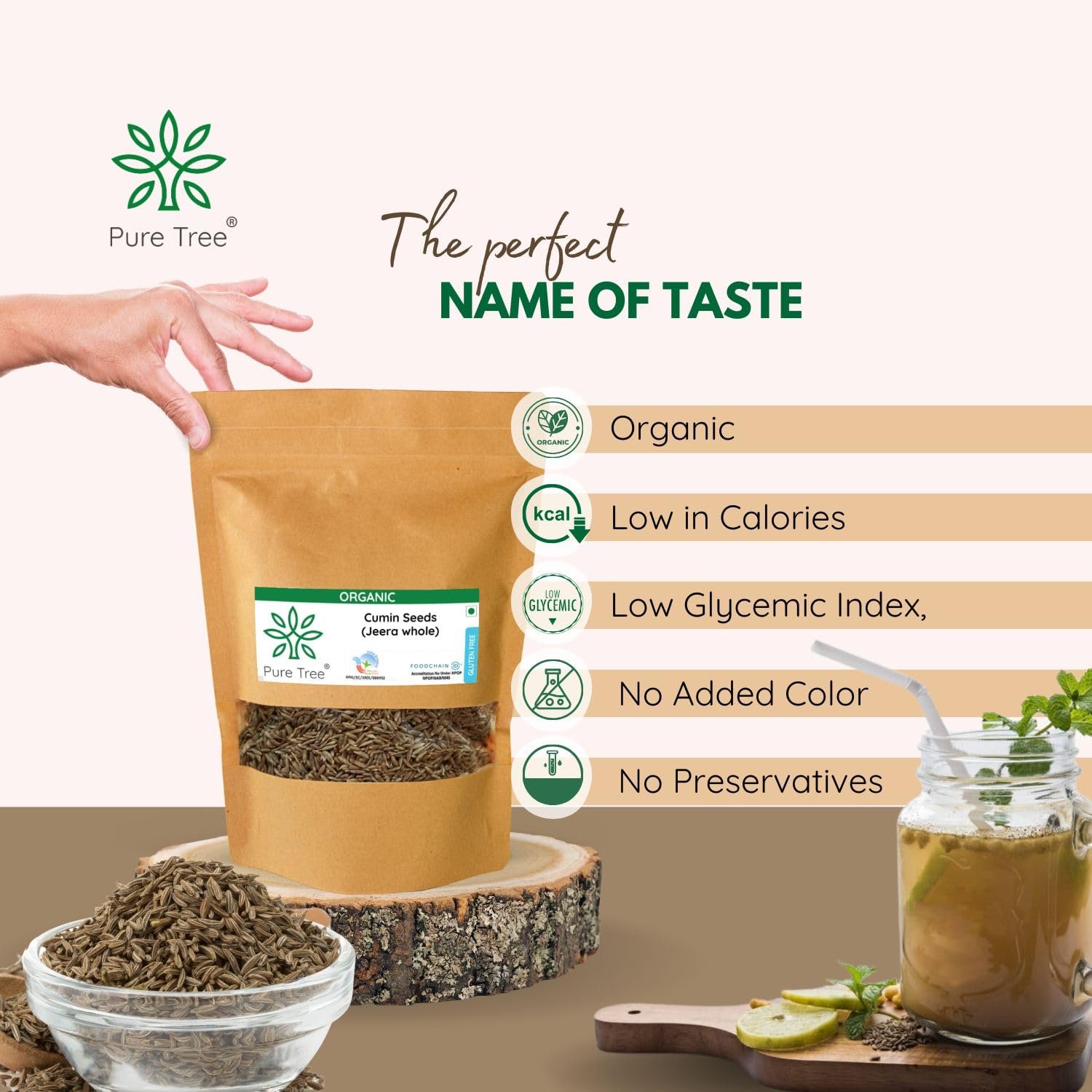 Certified Organic Jeera Seeds | 250 g | Cumin Seeds | Sabut Jeera Whole Spices | Jeelakarra | Zeera | For Curries & Veg - Image 5