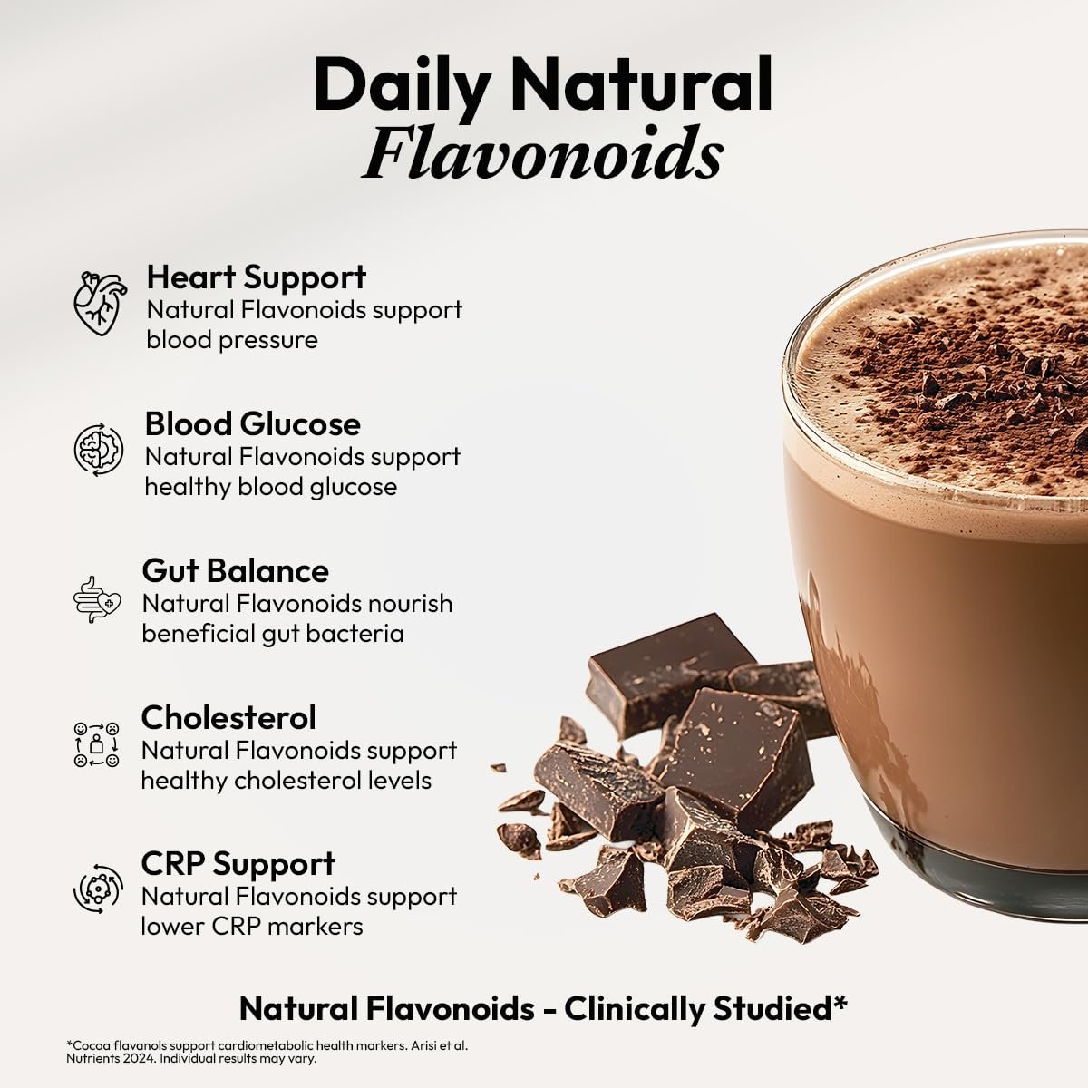 AIWO Dark Cocoa Powder Unsweetened – 250g | Pure & Raw Cocoa | Vegan, Gluten-Free | Rich in Antioxidants | For Hot Chocolate, Smoothies, Baking & Desserts - Image 3