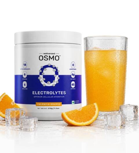 OSMO - Electrolyte Powder | Valencia Orange (270g, 45 Servings) | Zero Sugar