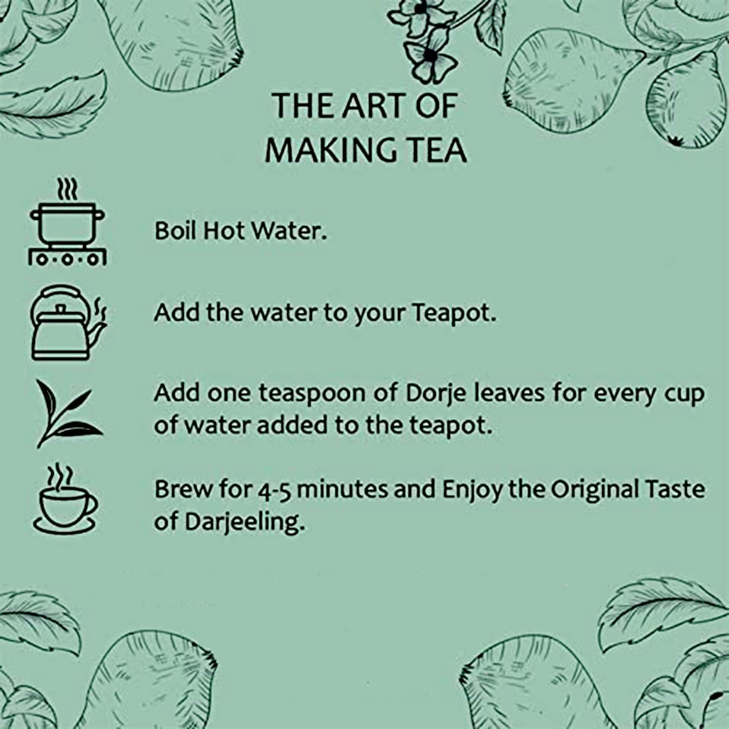 Jasmine Darjeeling Loose Tea | 100g (Pack of 1) | Selim Hill Estate | Floral Flavour with Real Jasmine Buds | Promotes Sleep & Relaxation | Organic Whole Leaf Blend | 40 Cups - Image 3