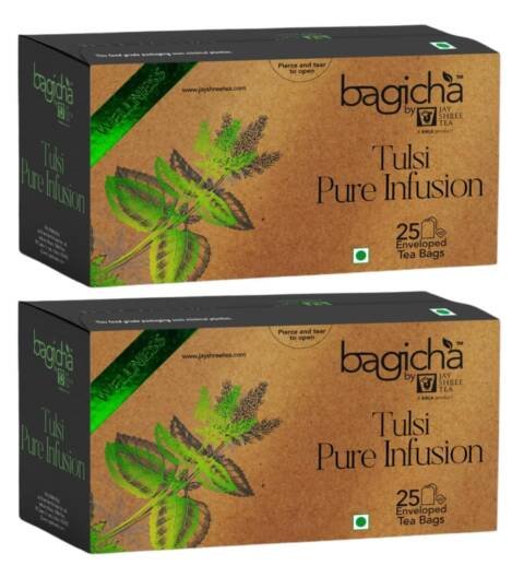 Tulsi Pure Infusion | Stress Relief - 50 Tea Bags