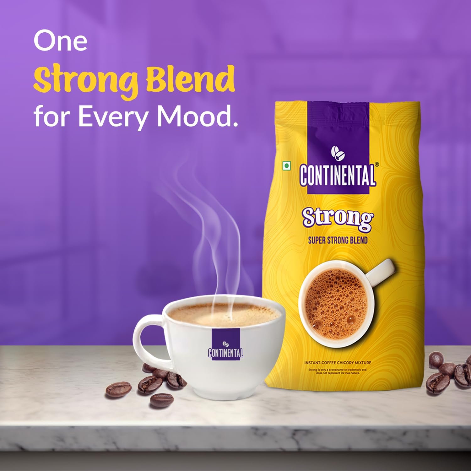 Continental Strong Instant Coffee Powder | 1 Kg Bag | Instant Coffee with Bold Flavor | Rich Aroma | Perfect for Espresso, Cappuccino, and Black Coffee Lovers | Makes Up To 1000 Cups - Image 4