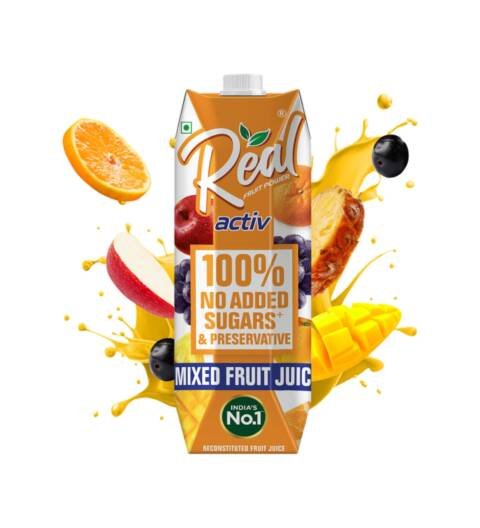 Real Activ Mixed Fruit Juice - 1l