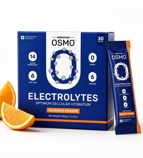 OSMO - Electrolyte Sachets | Valencia Orange (180g, 30 Servings) | Zero Sugar