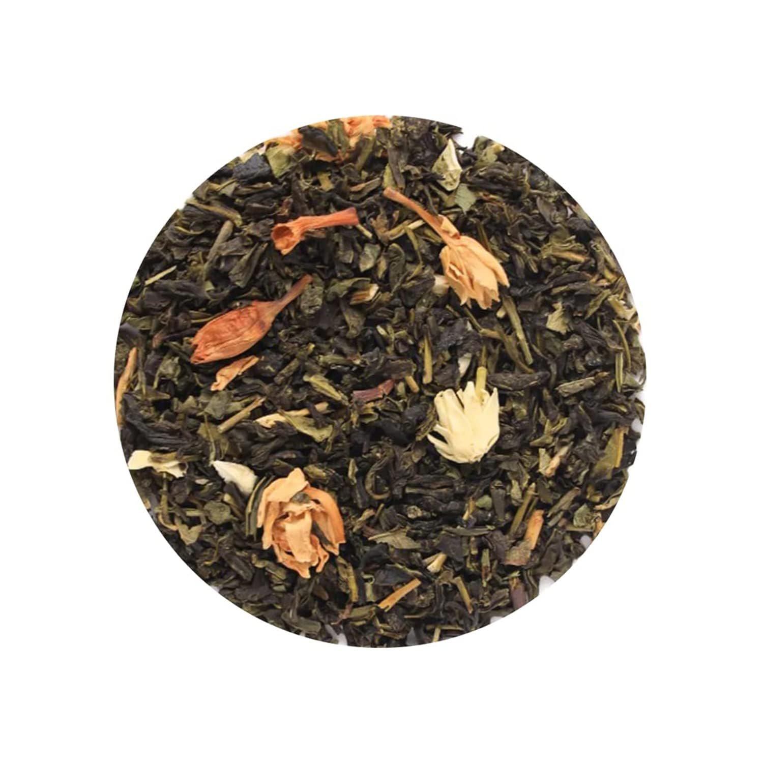 Jasmine Darjeeling Loose Tea | 100g (Pack of 1) | Selim Hill Estate | Floral Flavour with Real Jasmine Buds | Promotes Sleep & Relaxation | Organic Whole Leaf Blend | 40 Cups - Image 2