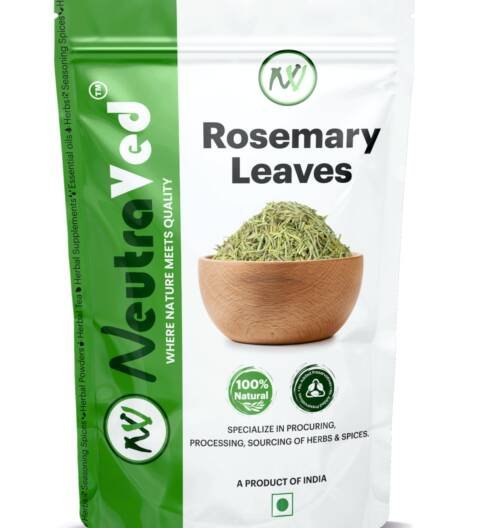 Rosemary Leaves Organic | Rosemary Dry Leaves Reduce Dandruff & Seasoning Food | Hair Growth, Stronger Strands & Natural Hair Nourishment, Food Grade | 50g
