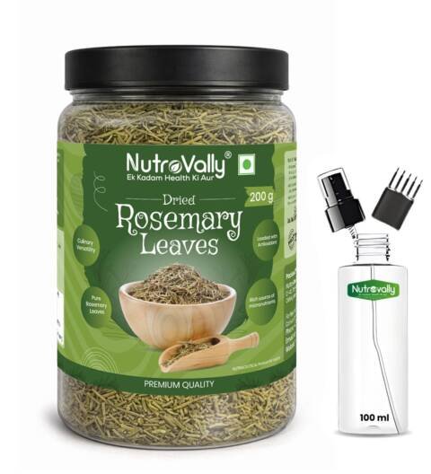 Rosemary Leaves 200g|For Seasoning & Helps In Hair Growth| Natural Dry Leaves Rosemary|Food Grade Leaves |Organic rosemary leaves|Perfect for Salads, Chicken, Teas, Soup
