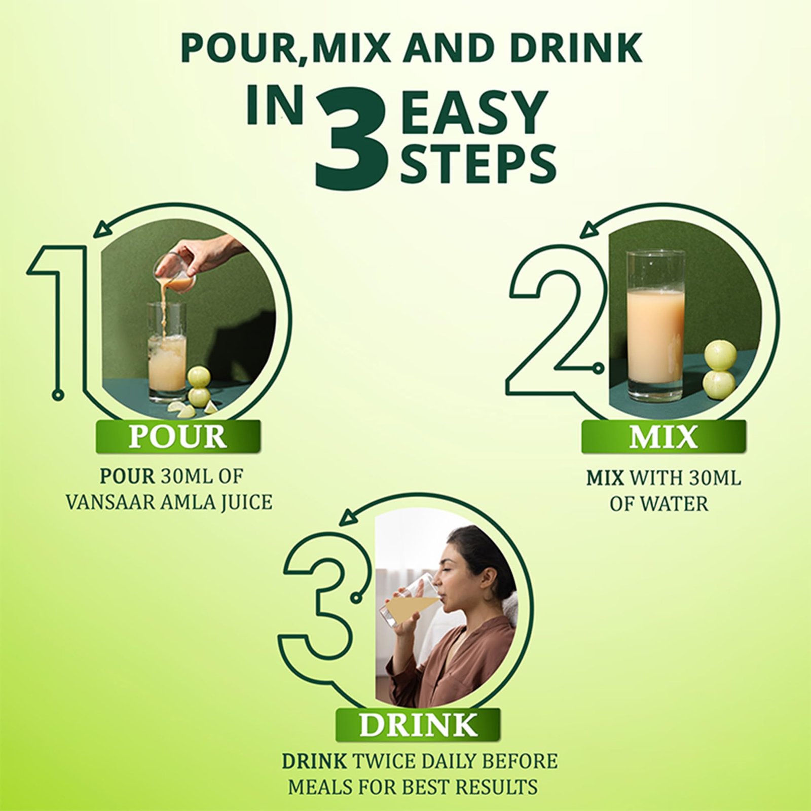 Ayurvedic Tangy Amla Juice - 1L | 100% Cold Pressed Wild Amlas Rich In Vitamin C Sourced from Pratapgarh | Farm to Bottle in 12 Hours | 75 Pure Amlas for Hair Growth & Detoxification - Image 7