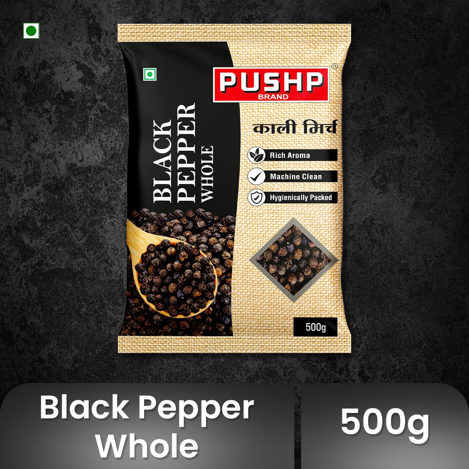 Whole Black Pepper | 500 g Pouch | Natural Kali Mirch whole | Premium Spices for Everyday Cooking Pure & Aromatic | Pack of 1 - Image 2