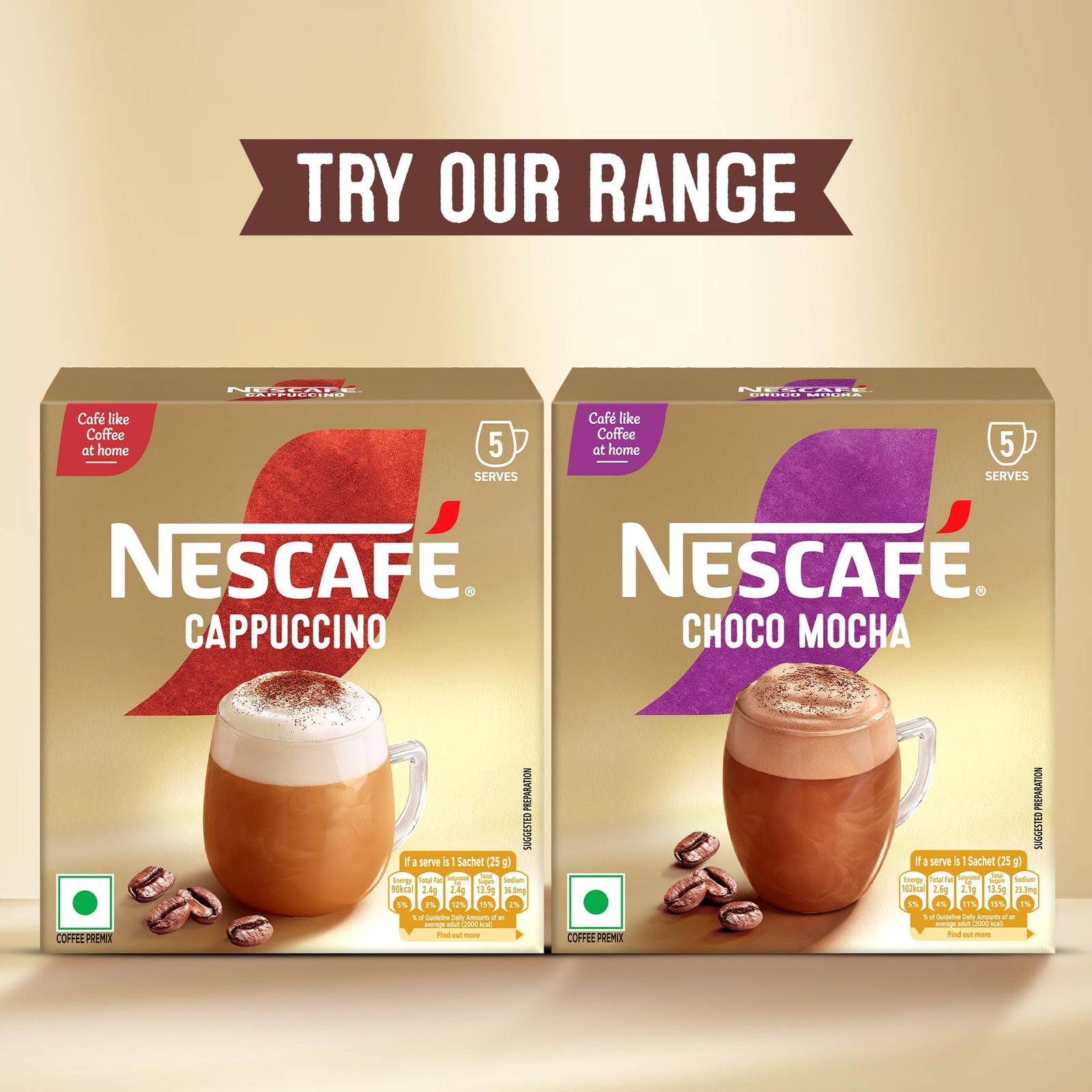Nescafé Choco Mocha Instant Coffee Premix, 125g, (5 Sachets x 25 g) - Image 7