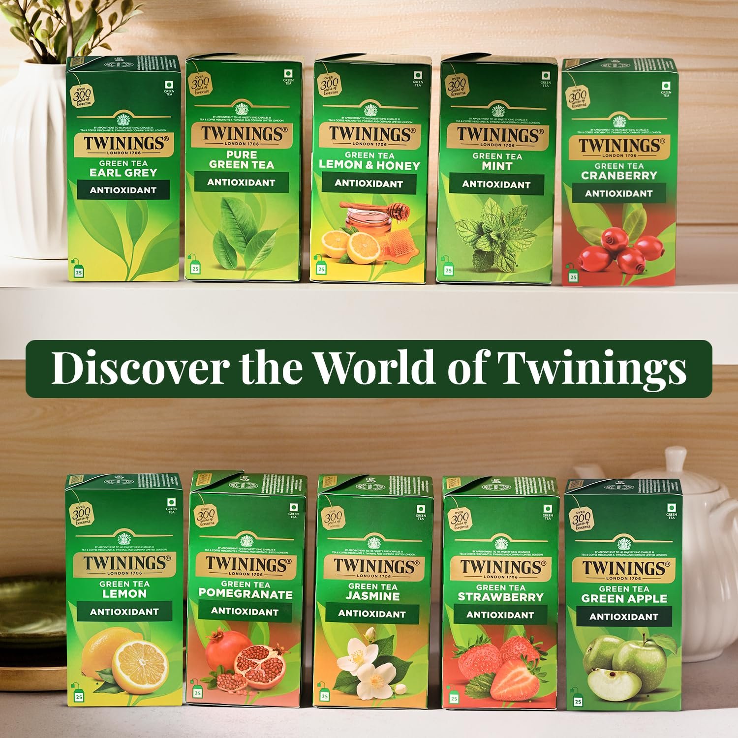 Green Tea Jasmine, 25 Tea Bags| Pack of 1| Perfectly Balanced & Refreshing Taste| Light, Flowery Aroma| Low Calorie| Handpicked Green Tea Leaves| Enjoy a Hot Cup of Tea - Image 7