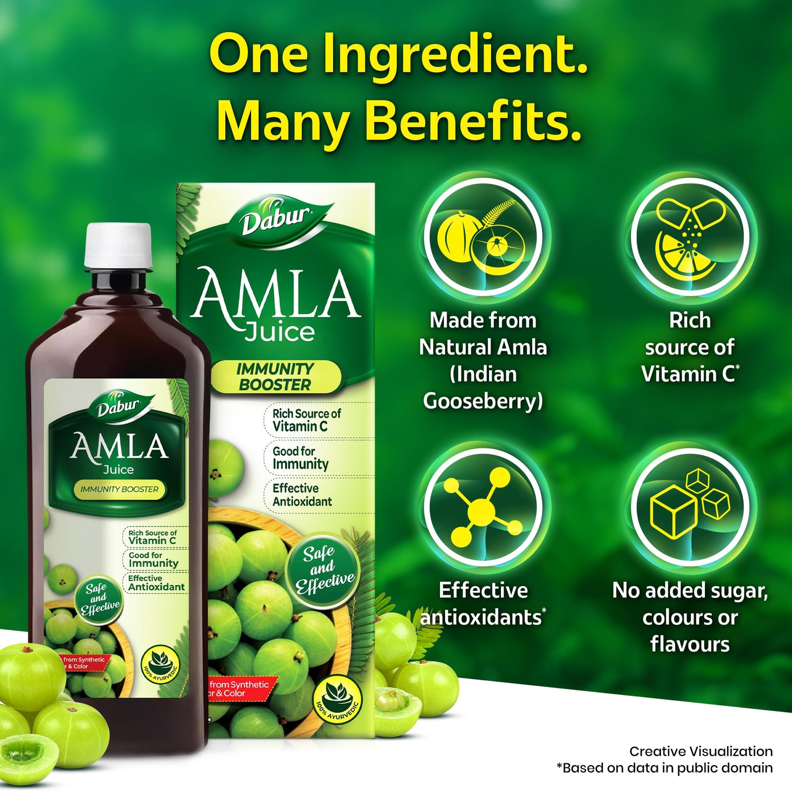 Amla Juice: Rich Source of Vitamin C and Antioxidants for Immunity boosting |Pure, Natural and 100% Ayurvedic Juice -1L - Image 3