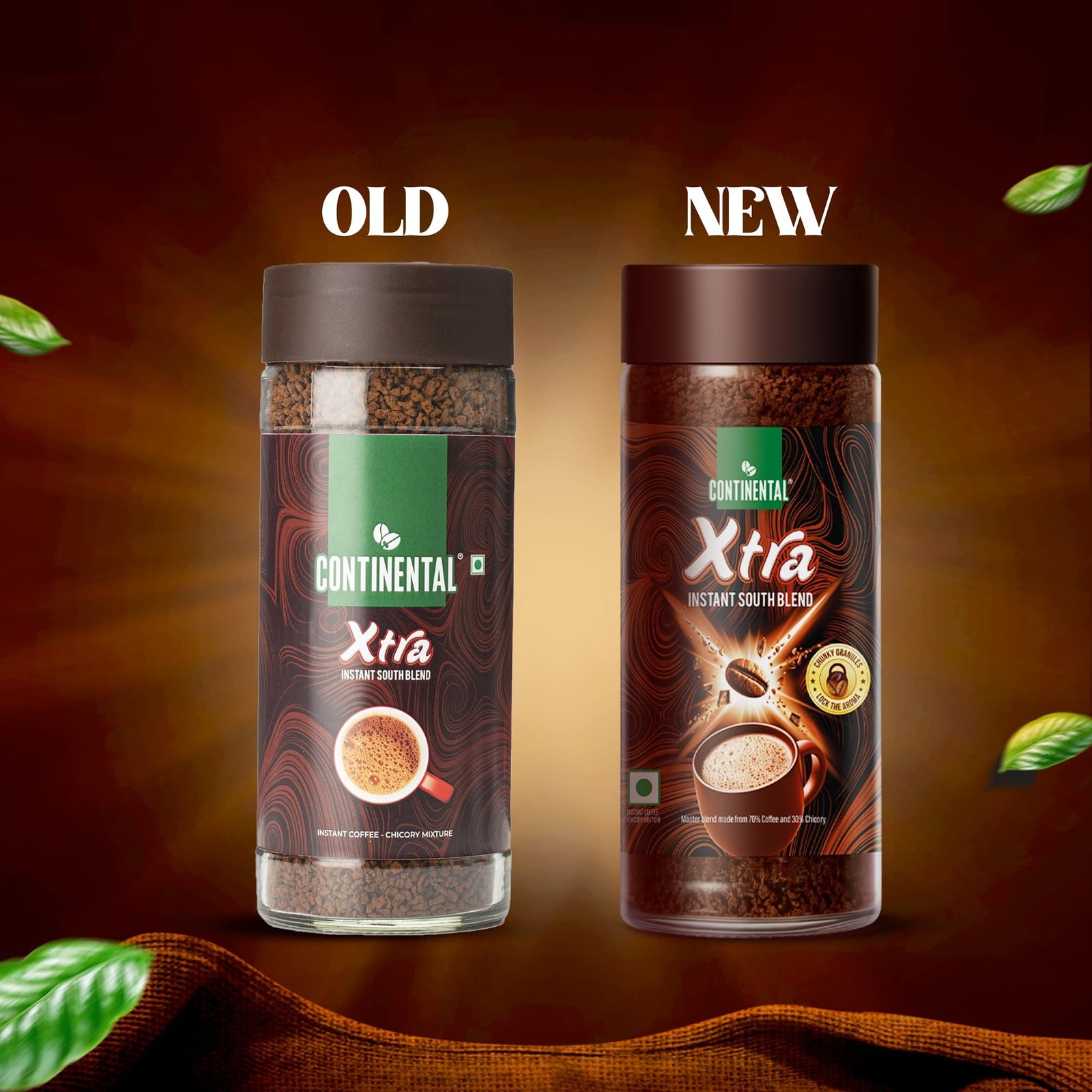 XTRA Instant Coffee Powder | 200g Jar | 30% Chicory and 70% Robusta Coffee | Medium Roast Instant Coffee | Granulated Instant Coffe - Image 2