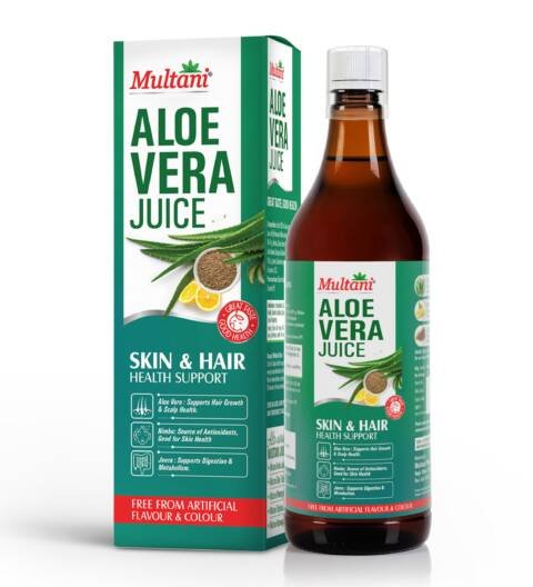 Aloe Vera Juice 1L – Organic Aloe Vera Juice with Nimbu & Jeera | Digestive Health, Immunity Support & Detox Drink | Natural Wellness Supplement | No Artificial Colours & Flavours